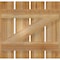 Ekena Millwork Spaced Board-n-Batten Shutters w/Z-Bar, Rough Sawn Western Red Cedar, 23W x 22H, PR RBS06Z23X022RWR - alternate 2